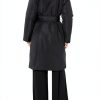 Theory Womens Puffer Wrap Coat Belt Raglan Sleeves-1