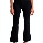 Theory Womens Ponte Pants Black Workwear Professional Fit-0