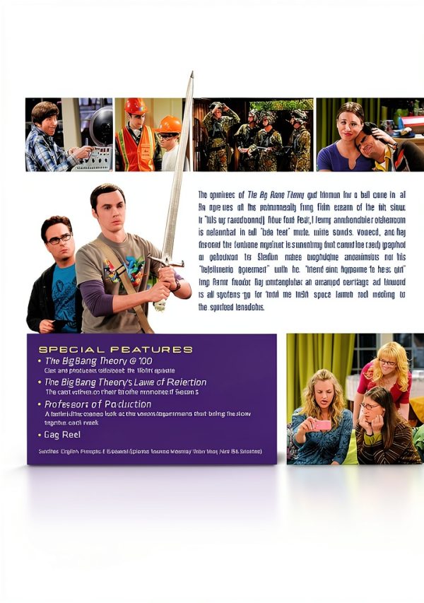 The Big Bang Theory Season 5 DVD Comedy Series Box Set-1