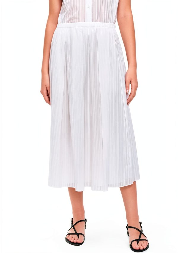 Theory Womens Athletic Skirt Lightweight Lined Stripe-0
