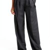 Theory Wool Pants Womens Workwear Lightweight Pleated-1