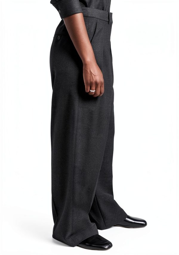 Theory Wool Pants Womens Workwear Lightweight Pleated-3