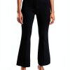 Theory Womens Ponte Pants Black Workwear Professional Fit-1