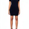 Theory Sweater Dress Womens Slim Above Knee Casual-0