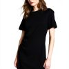 Theory Womens Jersey Dress Lightweight Crew Neck Short-1