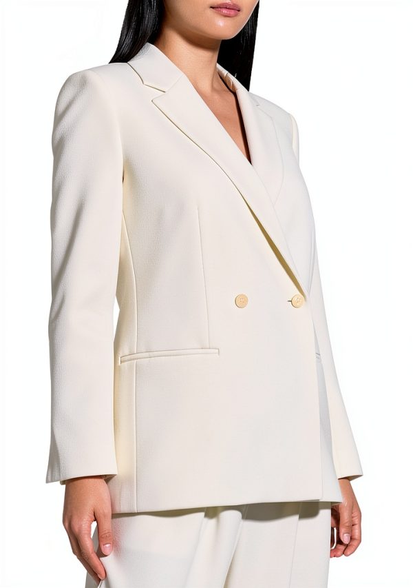 Theory Womens Blazer Double Breasted Relaxed Fit Jacket-3