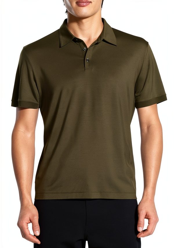 Theory Mens Polo Shirt Comfortable Breathable Fabric-0