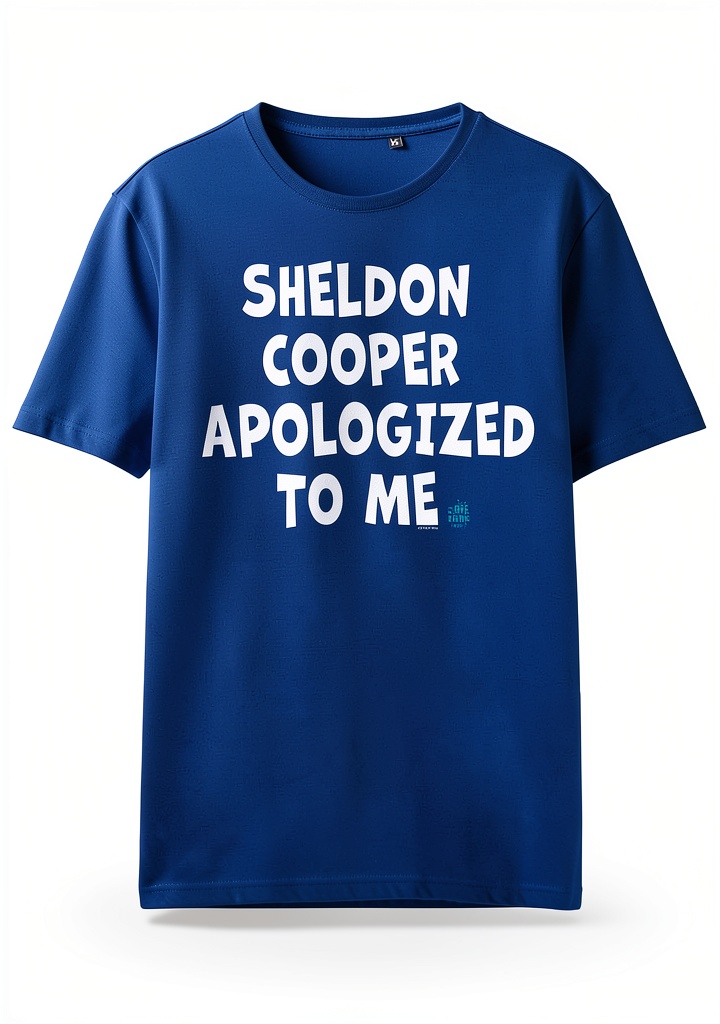 Big Bang Theory t-shirt front graphic display