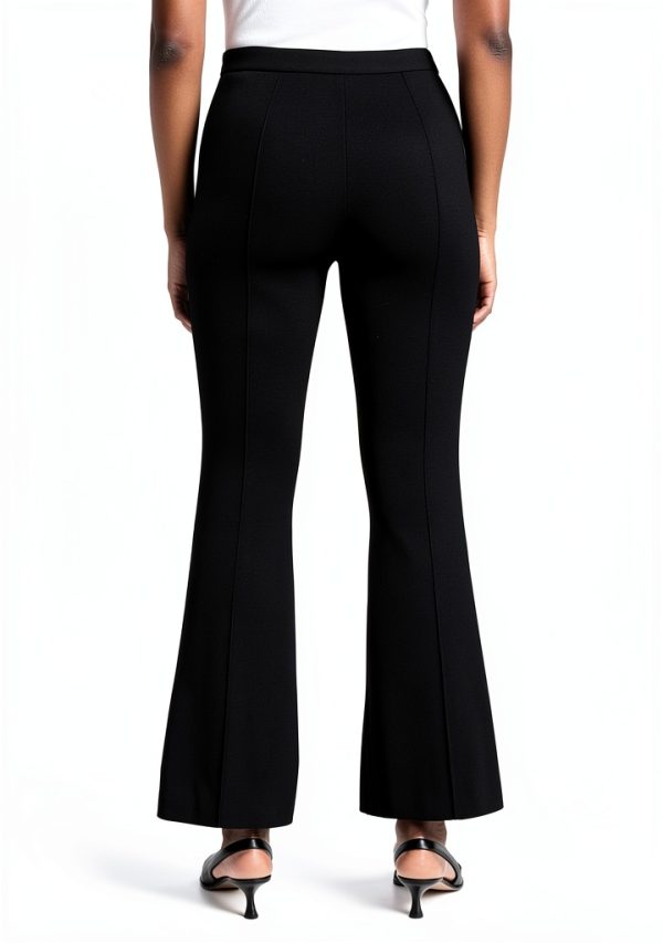 Theory Womens Ponte Pants Black Workwear Professional Fit-2