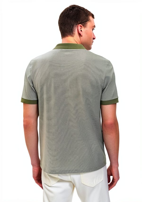 Theory Mens Polo Shirt Lightweight Knit Stripe Pattern-3