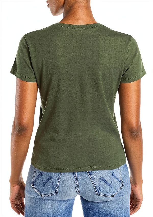 Theory Womens T-Shirt Fitted Crewneck Short Sleeve Tee-1