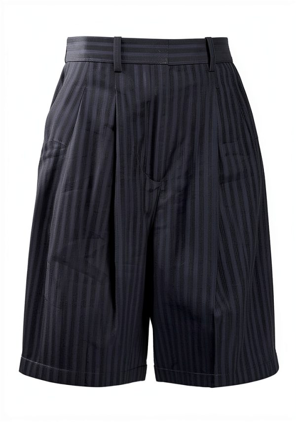Theory Womens Nocturne Navy High Waisted Pleated Trousers-6