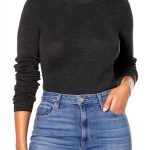 Theory Womens Pullover Sweater Striped Crew Neck Knit-0