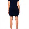 Theory Sweater Dress Womens Slim Above Knee Casual-1