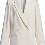 Theory Womens Blazer Double Breasted Relaxed Fit Jacket-0