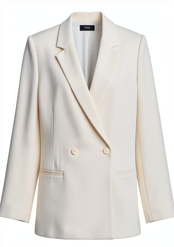 Theory Womens Blazer Double Breasted Relaxed Fit Jacket-0