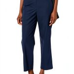 Theory Womens High Waist Straight Pant Nocturne Navy-0