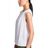Theory Womens Jersey Tank Top Lightweight Twist Detail-3