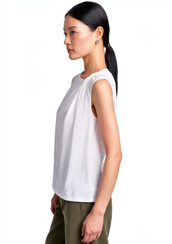 Theory Womens Jersey Tank Top Lightweight Twist Detail-3