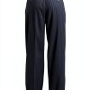 Theory Womens Nocturne Navy High Waisted Pleated Trousers-4