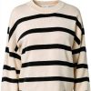 Womens Long Sleeve Polo Top Wave Boucle Theory Pearl Blue-2