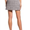 Theory A Line Mini Skirt Pink Multi Self Belt Womens-1