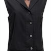 Theory Womens Lightweight Shirting Collared T-Shirt Black-5