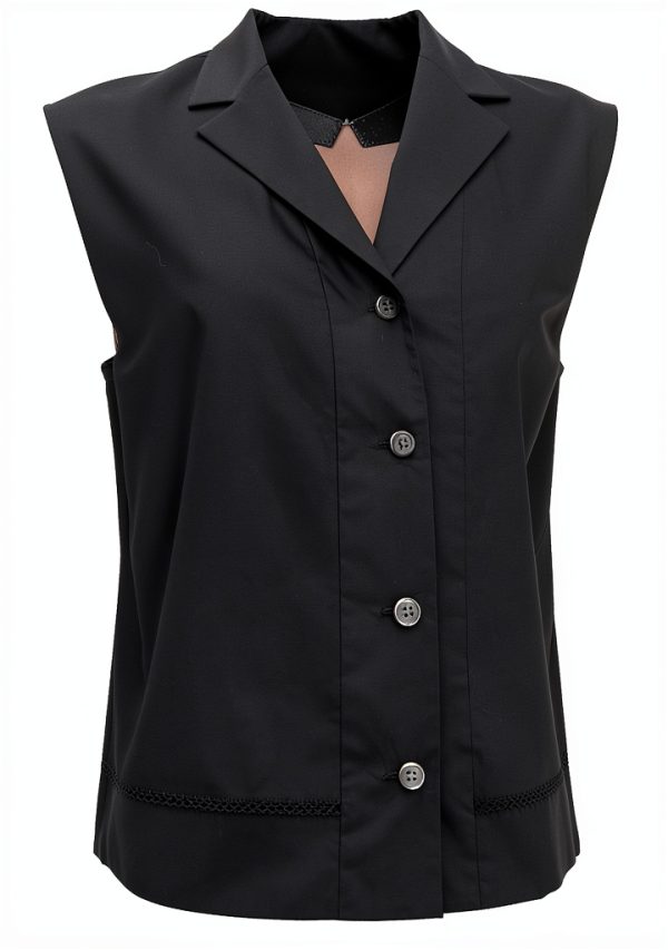 Theory Womens Lightweight Shirting Collared T-Shirt Black-5