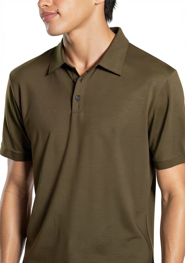 Theory Mens Polo Shirt Comfortable Breathable Fabric-3