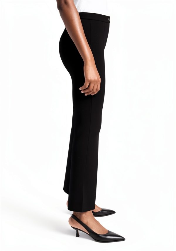Theory Womens Ponte Pants Black Workwear Professional Fit-3