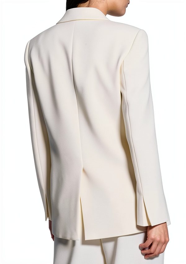 Theory Womens Blazer Double Breasted Relaxed Fit Jacket-5