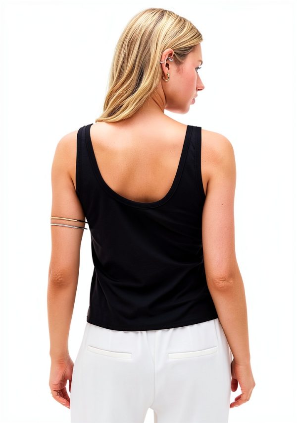 Theory Womens Lightweight Stretch Jersey Scoop Neck Tank-3