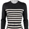 Theory Womens Pullover Sweater Midweight Knit Stripe-5