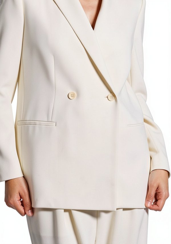Theory Womens Blazer Double Breasted Relaxed Fit Jacket-6