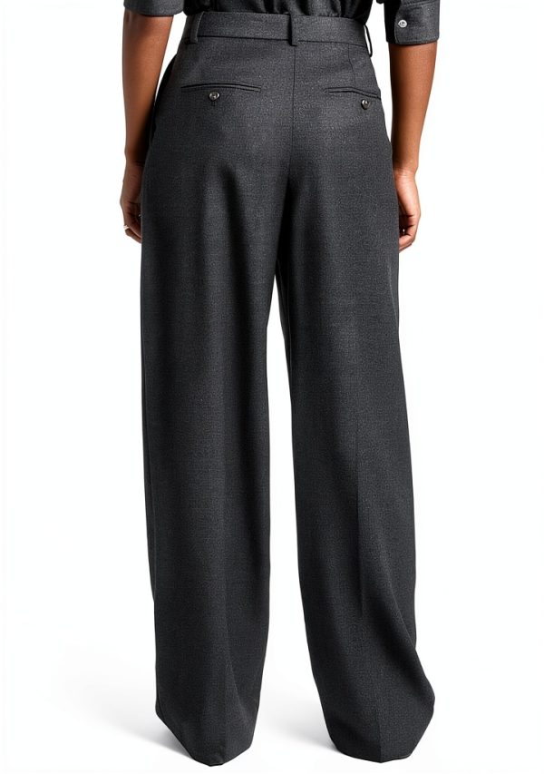 Theory Wool Pants Womens Workwear Lightweight Pleated-2