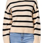 Womens Long Sleeve Polo Top Wave Boucle Theory Pearl Blue-0
