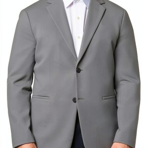 Theory Mens Cotton Lightweight Jacket Relaxed Fit Long-0