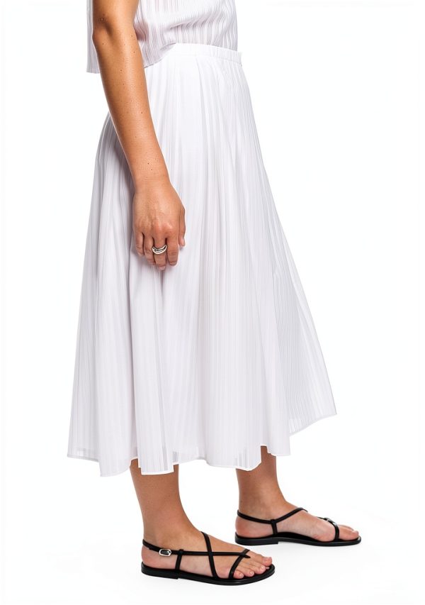 Theory Womens Athletic Skirt Lightweight Lined Stripe-4