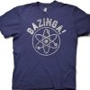 Big Bang Theory Heather Royal Mens T-Shirt Cotton Polyester-0