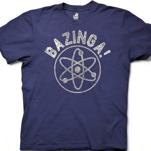 Big Bang Theory Heather Royal Mens T-Shirt Cotton Polyester-0