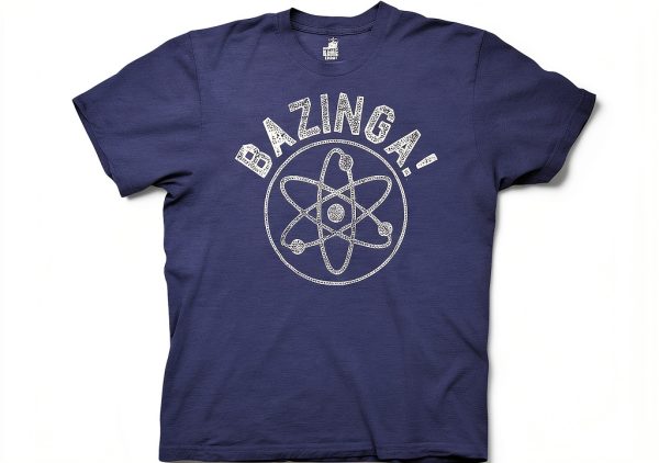 Big Bang Theory Heather Royal Mens T-Shirt Cotton Polyester-0