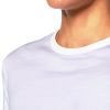 Theory Womens Cropped Slim Fit Tee Soft Iris White-2