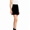 Theory Clean Wrap Mini Skirt Unlined Womens Black-2