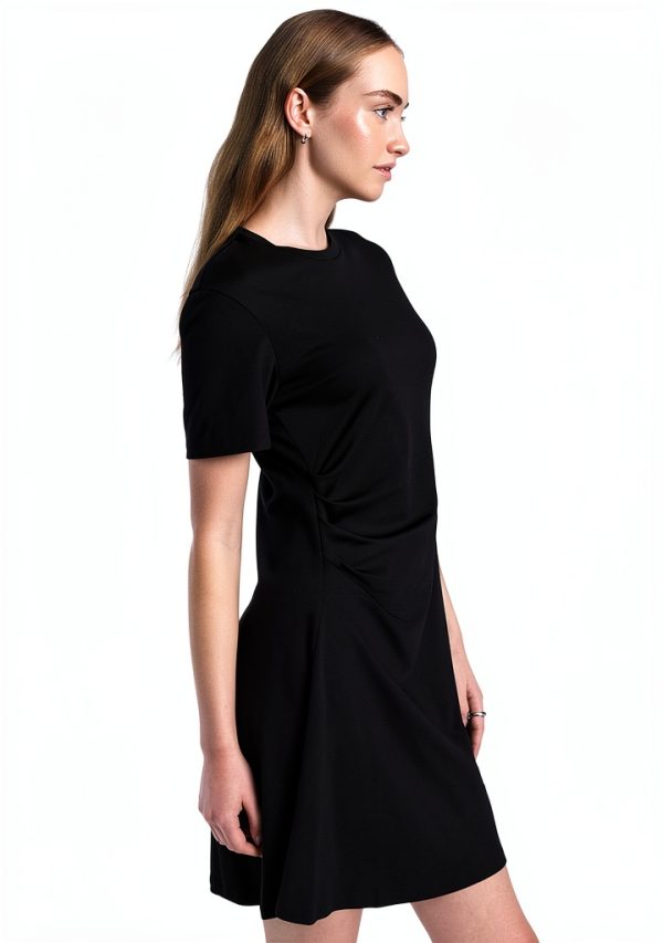 Theory Womens Jersey Dress Lightweight Crew Neck Short-3