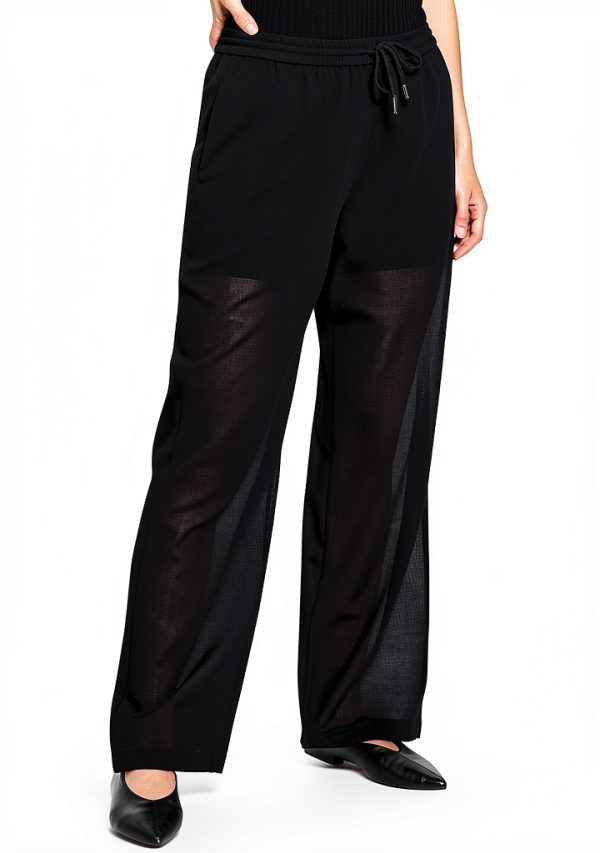 Theory Womens Sweatpants Black X-Large Drawstring Waist-2