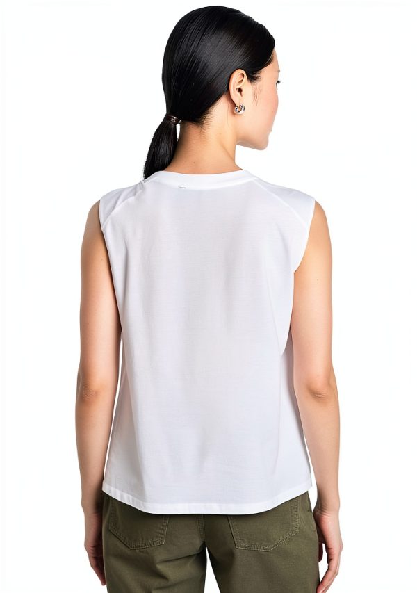 Theory Womens Jersey Tank Top Lightweight Twist Detail-2