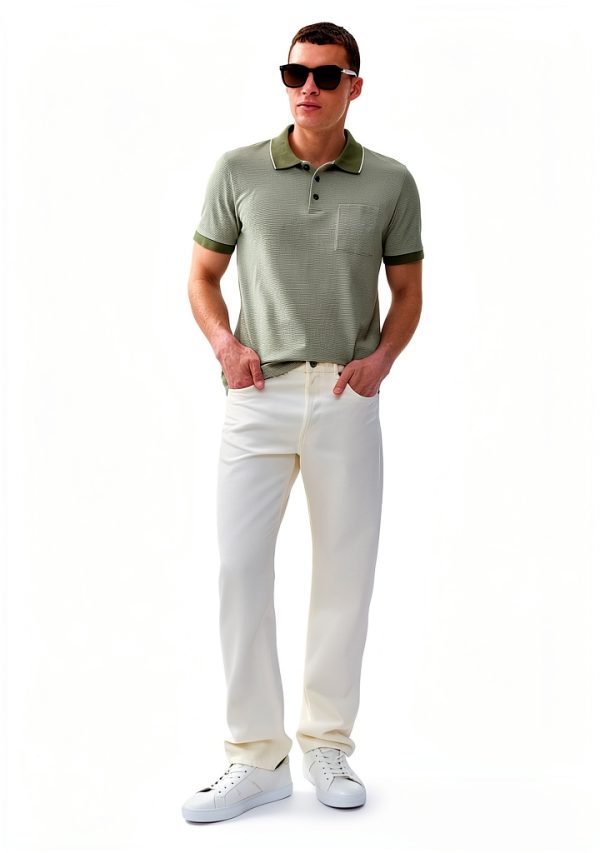 Theory Mens Polo Shirt Lightweight Knit Stripe Pattern-2