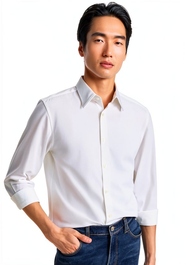 Theory Men's Button-Down Shirt Micro Jersey-1