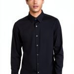 Theory Men's Button-Down Shirts Mid-weight Stretch Knit-0