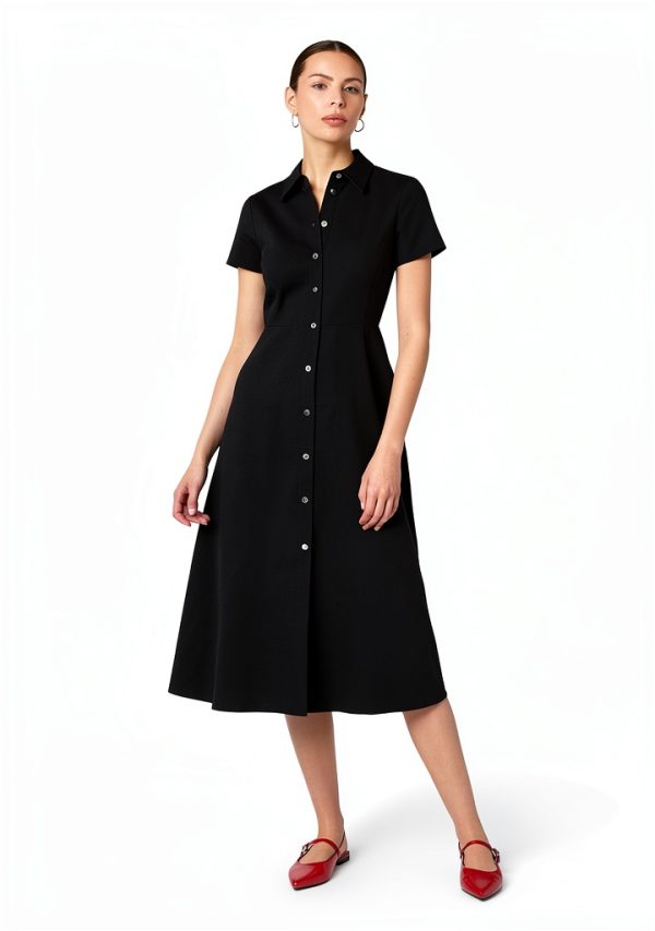 Theory women's midi shirt dress Skylight-5